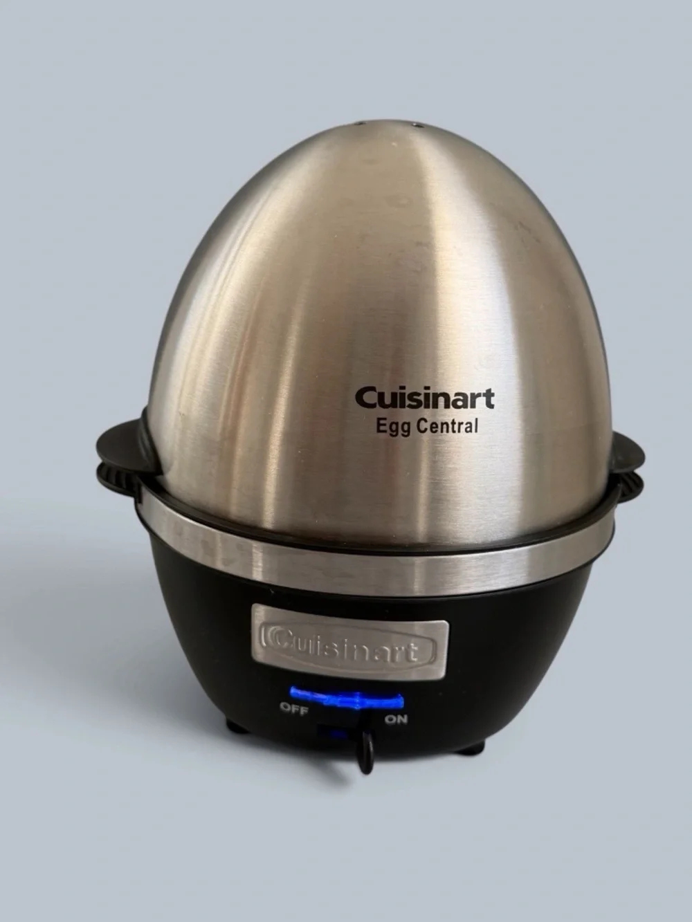 Cuisinart Egg Central CEC-10 Egg Cooker Stainless Steel w/ Box Manual Tested N